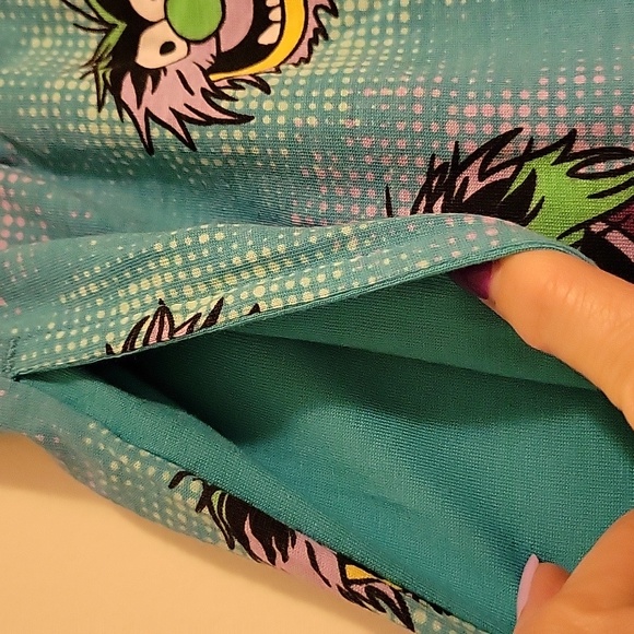 NWT: Disney Parks Mens/Unisex Muppets Animal Drawstring Pajama Shorts - Picture 3 of 10